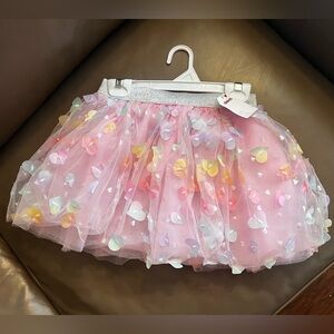 Claire's Girls Colorful Hearts Tutu Skirt